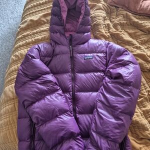 Patagonia Kids Purple Puffer Jacket